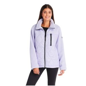 UGG kookaburra Womens lilac Sherpa full zip‎ jacket size small NWOT